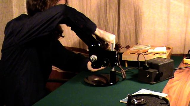 Обзор раритетного микроскопа МБС-1 1954!