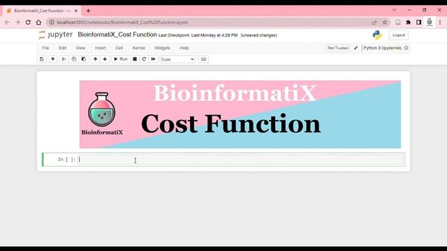 Cost Function in Linear Regression Tutorial in Python | BioinformatiX смотреть онлайн