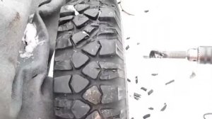 Нарезка протектора дрелью