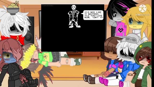 Undertale Reacts to Disbelief Papyrus смотреть онлайн