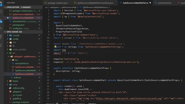 SPFx - Hover Animation using CSS смотреть онлайн