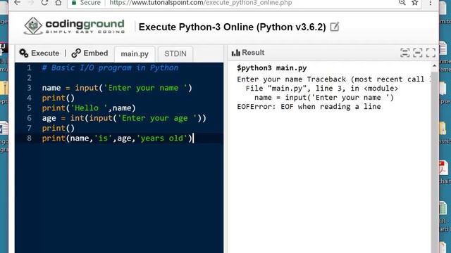 Python Online смотреть онлайн