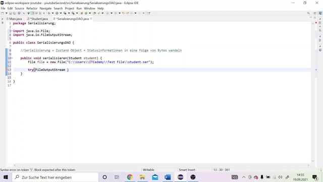 Java Serialisierung von Objekten | Java Tutorial für Fortgeschrittene смотреть онлайн