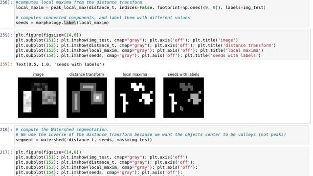 DIP 09 - Image Segmentation (6) - Watershed implementation in Python (+ Distance Transform) смотреть онлайн