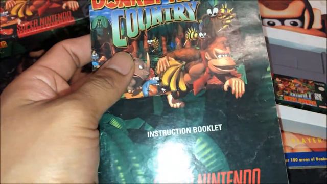 Donkey Kong Country Super Nintendo with Strategy Guide Unboxing смотреть онлайн