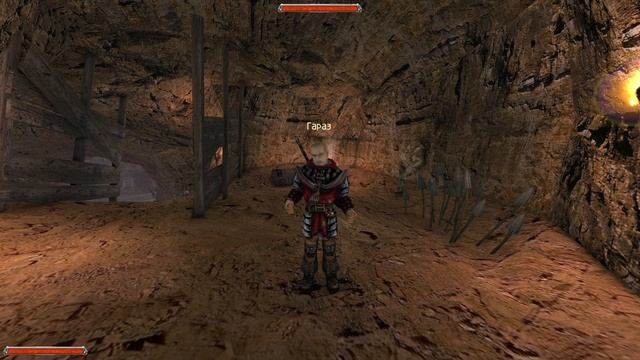 Реакции бандитов на ГГ без доспехов I Готика 2 Ночь Ворона смотреть онлайн