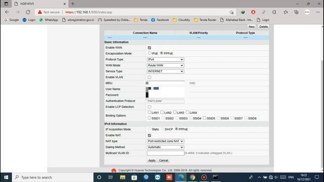 How To Configure PPPOE Connection HUAWEI HG8145V5 ONT смотреть онлайн