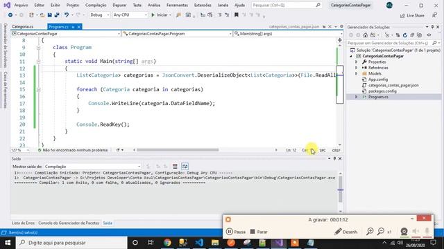 Consumindo JSON em C# смотреть онлайн