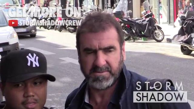 EXCLUSIVE: Eric Cantona arriving at C a Vous Tv show in Paris смотреть онлайн