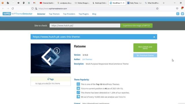 Find Which WordPress theme a Website is using | Find Theme Details of any WordPress Website ?? смотреть онлайн