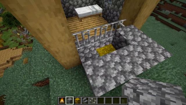 Как сделать в Minecraft дымоход для дома 3х3 c костром! | Minecraft 1.14 смотреть онлайн