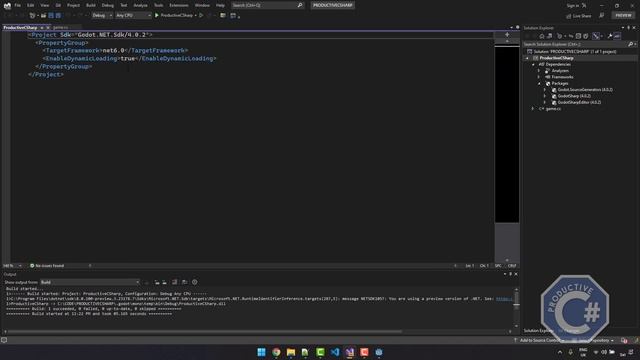 Getting Started with GoDot in C# and Visual Studio смотреть онлайн