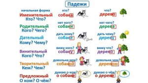Урок. Падежи. Определение падежа. Русский язык 3 класс. #учусьсам
