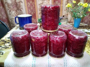 ? Салат из свеклы на зиму, проверен годами ?