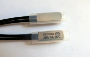 Термовыключатель или термореле, термостат KSD9700 250 В 5A.