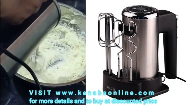 iBELL HM620L 300-Watt Hand Mixer Beater Blender Electric Cream Maker for Cakes with Base смотреть онлайн