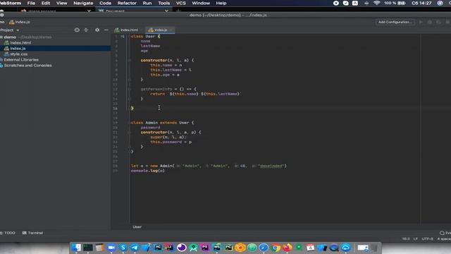 Java Script уроки. Объектно ориентированный JS. Индивидуальный урок с тьютором. смотреть онлайн