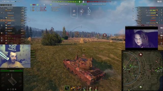 Двое в Танке | Играем в WOT с Кэт | смотреть онлайн