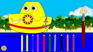 Развивающие мультики для детей. Волшебная кисточка "Кораблик"