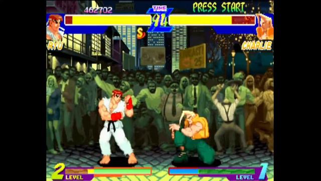 Street Fighter Alpha Ryu Longplay (Playstation 1, Arcade, CPS 1, CPS 2) HD 60FPS смотреть онлайн