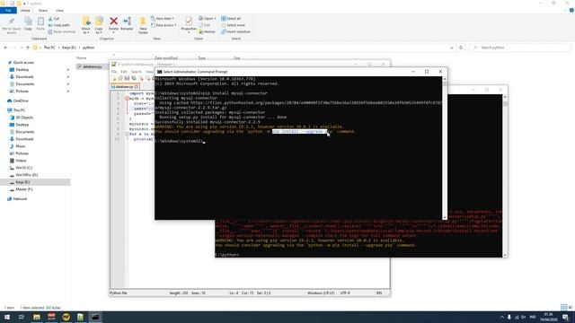 Python Mysql Connector - Cara Koneksi Database Mysql dengan Python смотреть онлайн