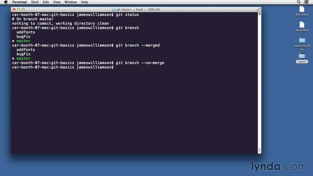 GitHub for Web Designers Managing branches смотреть онлайн
