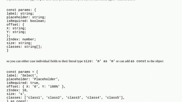 Types of property xxx are incompatible but it is - ts(2322) смотреть онлайн