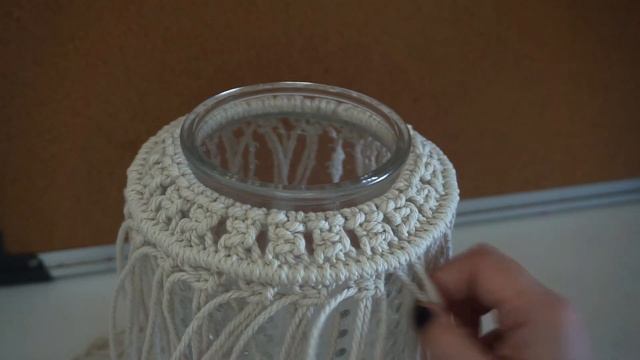 MACRAME JAR TUTORIAL (Candle Holder) смотреть онлайн