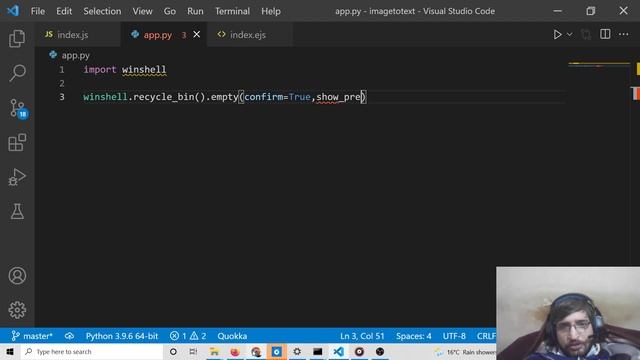 Python 3 Script to Empty Recycle Bin Automatically Using Winshell Library in Windows on Command Lin смотреть онлайн