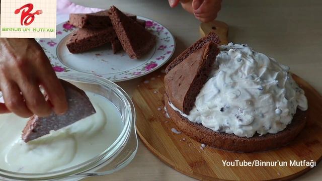 FIRIN OCAK GEREKTİRMEDEN ?10 DAKİKADA YANARDAĞ PASTA✅ MASRAFSIZ MÜKEMMEL LEZZET?