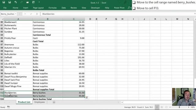 Obj. 1-2 Navigate Worksheets 77-727 Excel 2016 Core смотреть онлайн