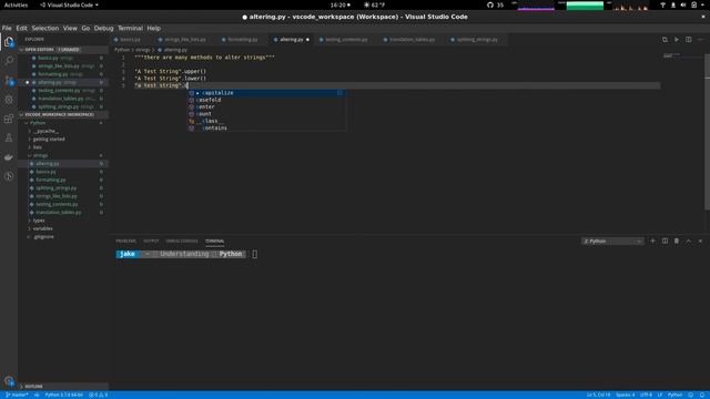 Understanding Python: Strings смотреть онлайн