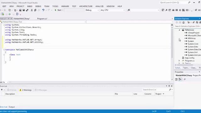 Matlab m.file into .dll [Matlab & visual Studio(C#)] смотреть онлайн
