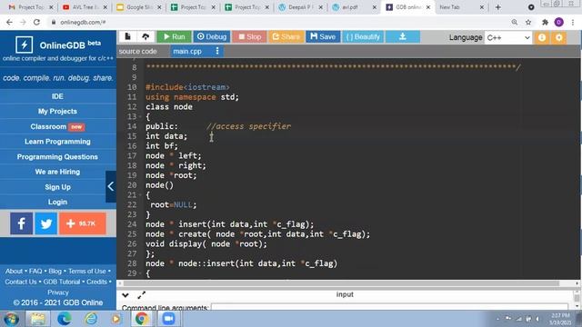 AVL Tree Implementation 1 смотреть онлайн