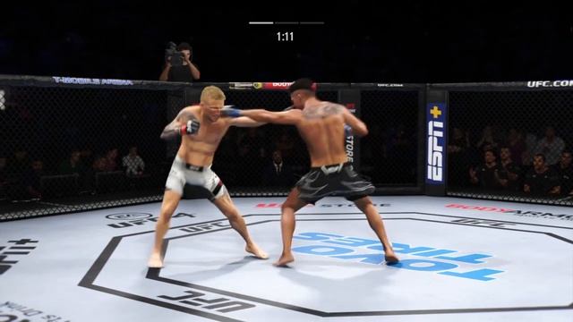 ТИДЖЕЙ ДИЛЛАШОУ VS РАУЛЬ РОСАС ДЖУНИОР UFC 4 CPU VS CPU смотреть онлайн