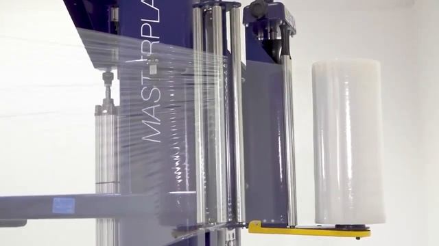 Упаковка окон, дверей и панелей пузырчатой и стрейч-плёнкой | Обмотчик ROBOPAC ROTOPLAT DW смотреть онлайн