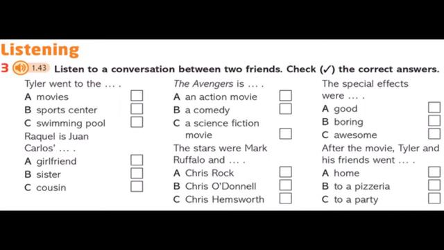 LISTENING ACTIVITY MOVIES & SIMPLE PAST смотреть онлайн