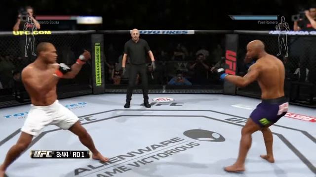 ПРОХОЖДЕНИЕ EA SPORTS UFC MMA ★ RONALDO SOUZA VS YOEL ROMERO ★ РОНАЛДО СОУЗА VS ЙОЭЛЬ РОМЕРО смотреть онлайн
