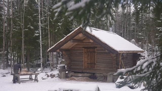 After 3 Years I Start Working Inside The Log Cabin смотреть онлайн