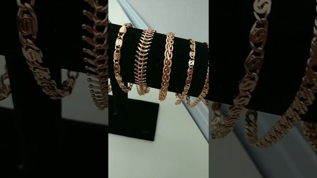 Браслет и цепь . Цепочка из медицинского сплава. смотреть онлайн