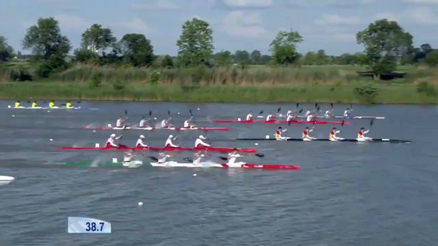 2017 ICF World Cup 2 in Szeged, Hungary, Men's K-4 500m Heat 4. HD смотреть онлайн