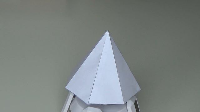 Regular heptagonal pyramid, семиугольная пирамида смотреть онлайн