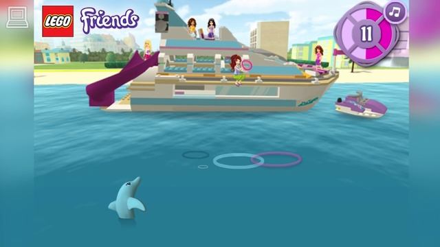 Lego Friends Dolphin Hoops Mini Game смотреть онлайн