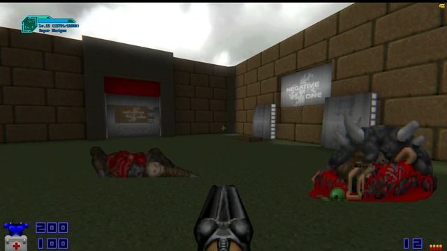 Negative One |Map 09|Into The Warehouse| #doommods #doom #doom2 смотреть онлайн