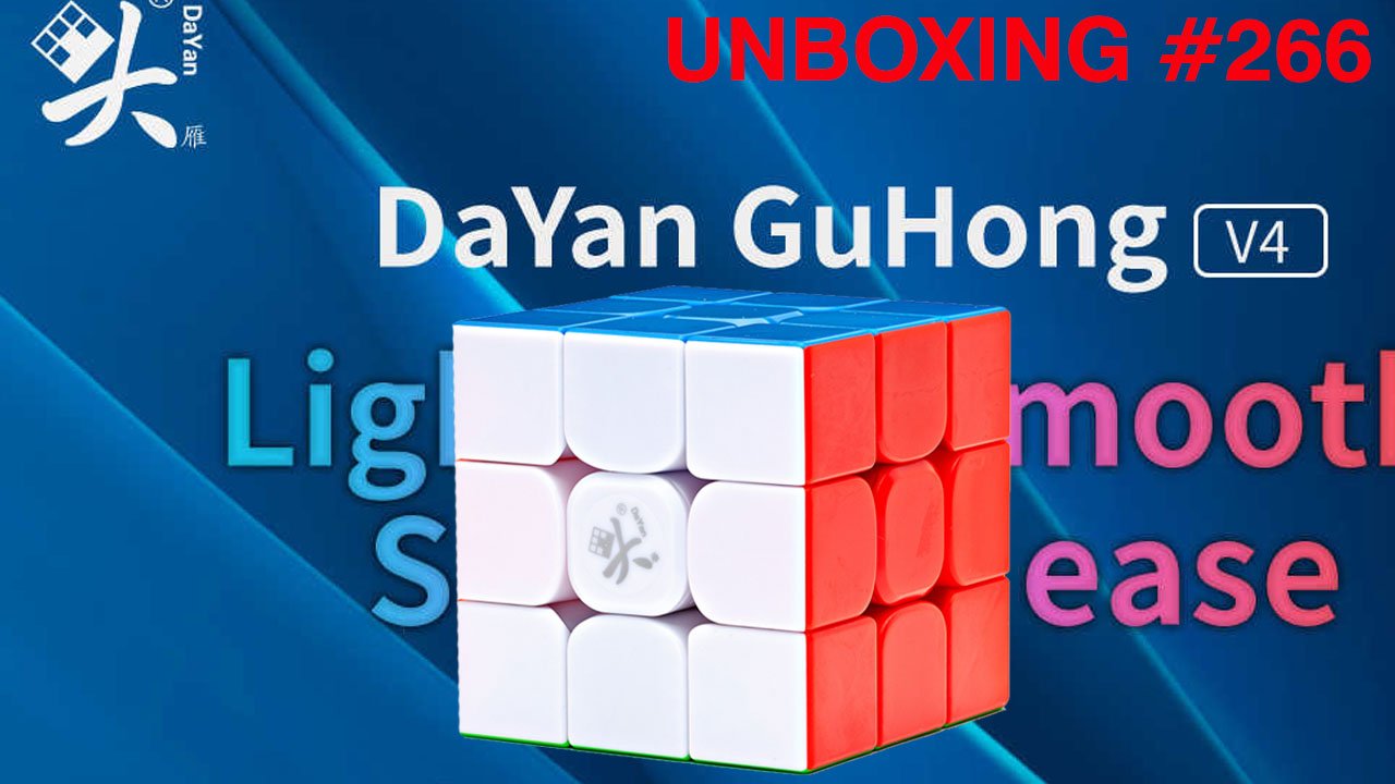 Unboxing №266 DaYan GuHong v4 M 3x3. Обзор смотреть онлайн