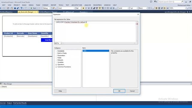 RDLC Report SUM formula Error Resolved || E-Learning Portal смотреть онлайн