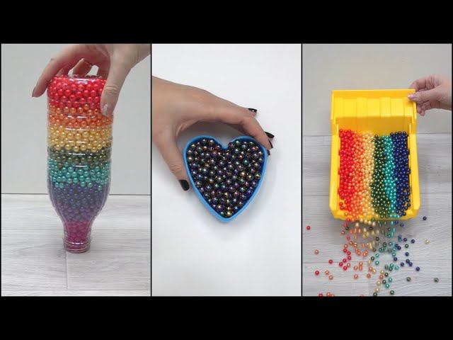 Oddly Satisfying Reverse Video. Colorful Relaxing Compilation. No Talking, No Music