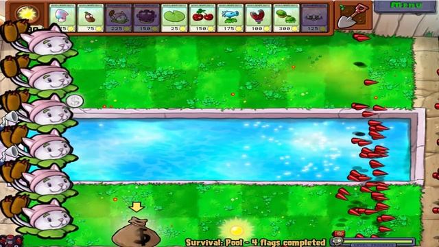 Plants vs Zombies - 99 Cattail vs Garrgantuar vs Zomboss смотреть онлайн