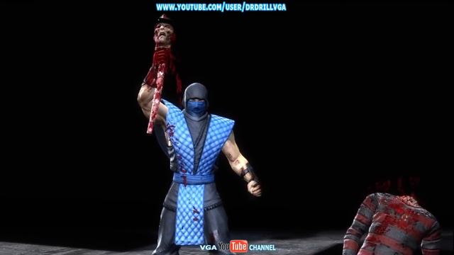 Mortal Kombat 9 All Fatalities Performed On Freddy Krueger Part 1 HD смотреть онлайн