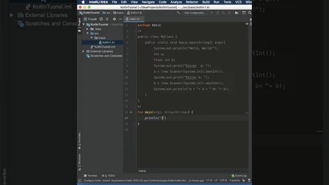 Kotlin à travers Java: Entree/sortie standard -partie 1- смотреть онлайн